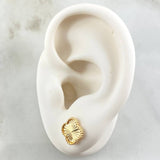 Topos Trebol 1.65gr / 1cm / Oro 18K