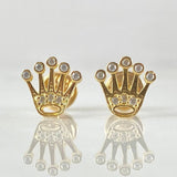 Topos Silueta Corona 1.15gr / 0.8cm / Oro 18K *