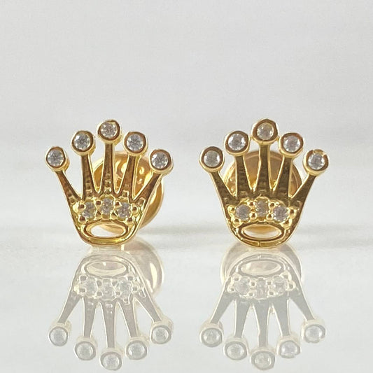 Topos Silueta Corona 1.15gr / 0.8cm / Oro 18K