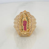 Anillo Virgen Guadalupe 12.3 g / T 10 1/4 Oro Amarillo 18K