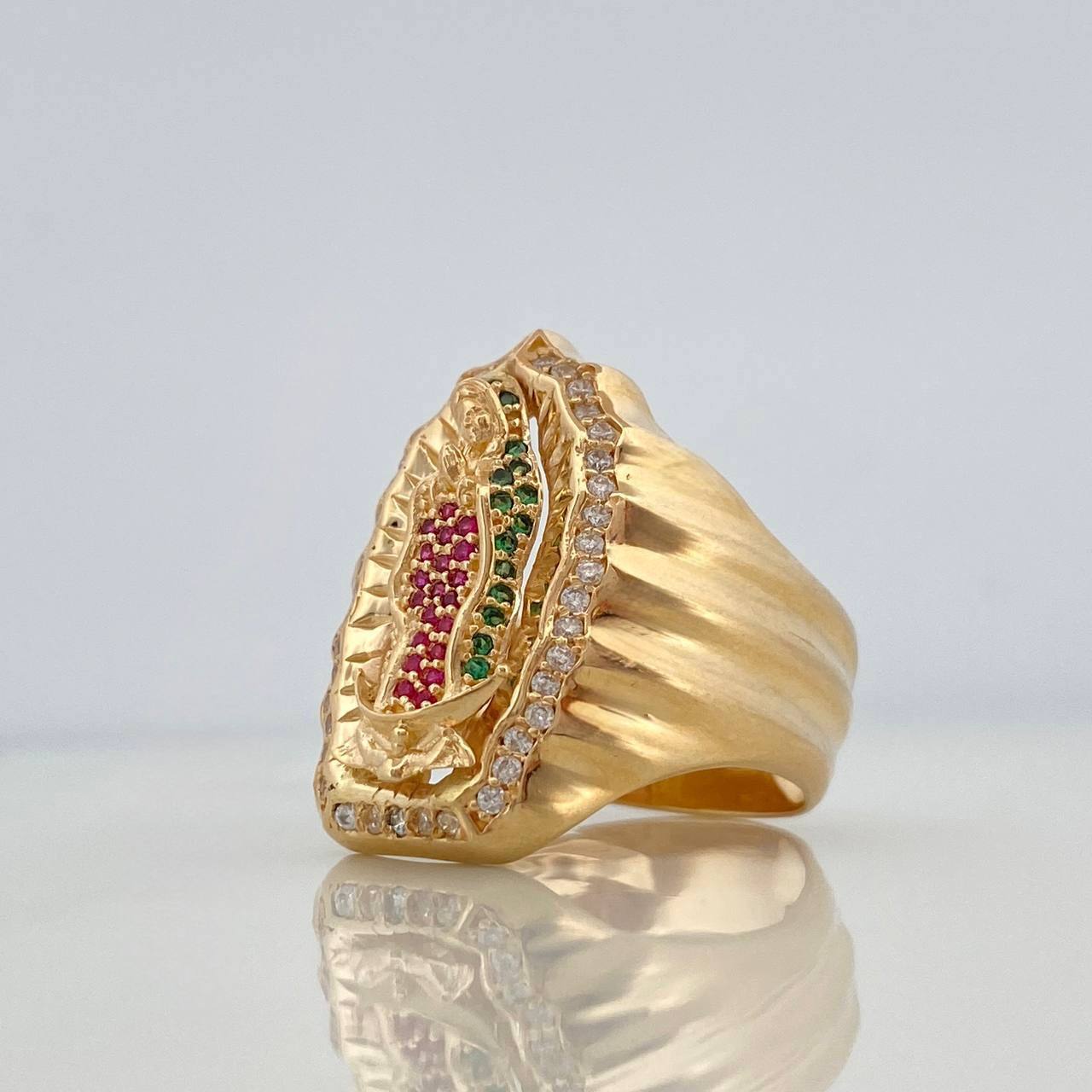 Anillo Virgen Guadalupe 12.3 g / T 10 1/4 Oro Amarillo 18K