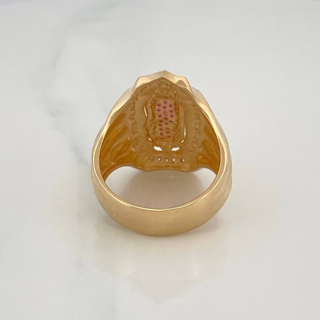 Anillo Virgen Guadalupe 12.3 g / T 10 1/4 Oro Amarillo 18K