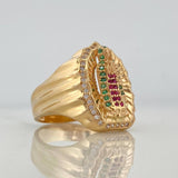 Anillo Virgen Guadalupe 7.45 g / T 8 1/4 Oro Amarillo 18K