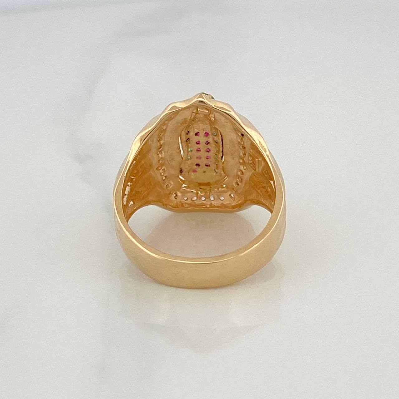 Anillo Virgen Guadalupe 7.45 g / T 8 1/4 Oro Amarillo 18K
