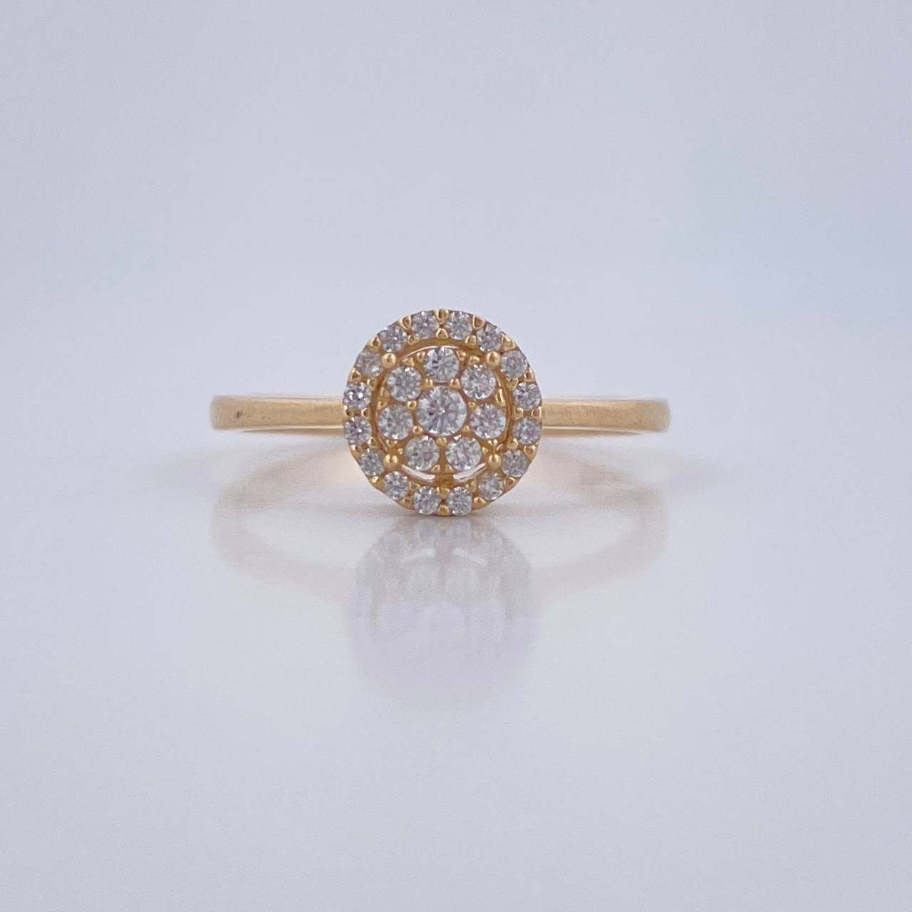 Anillo Circulo 1.75gr / T5 / Oro 18K &