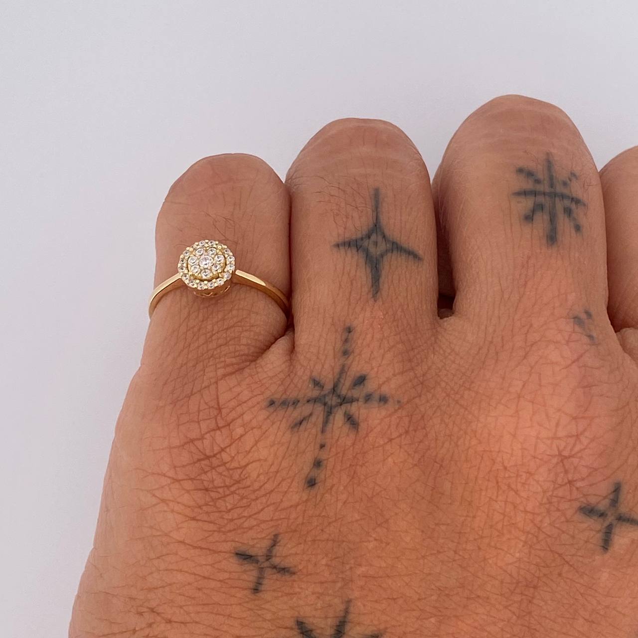 Anillo Circulo 1.75gr / T5 / Oro 18K &