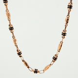 Cadena Rustico Tornillo 10.3gr / 60cm / 4mm Oro Rosa 18K ©