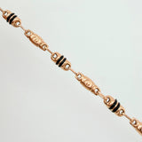 Cadena Rustico Tornillo 10.3gr / 60cm / 4mm Oro Rosa 18K ©