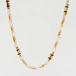Cadena Rustico Barril Cruzado 3x1 12.5gr / 60cm / 4mm Oro Amarillo 18K ©