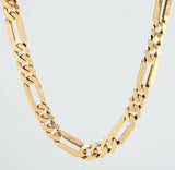 Cadena Figaro 33.95gr / 60cm / 8mm Oro Amarillo Nac.Esp. 18K ©