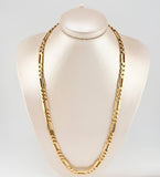 Cadena Figaro 33.95gr / 60cm / 8mm Oro Amarillo Nac.Esp. 18K ©