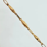 Cadena Rustico Dubai 8.55gr / 60cm / 3mm Oro Amarillo 18K ©