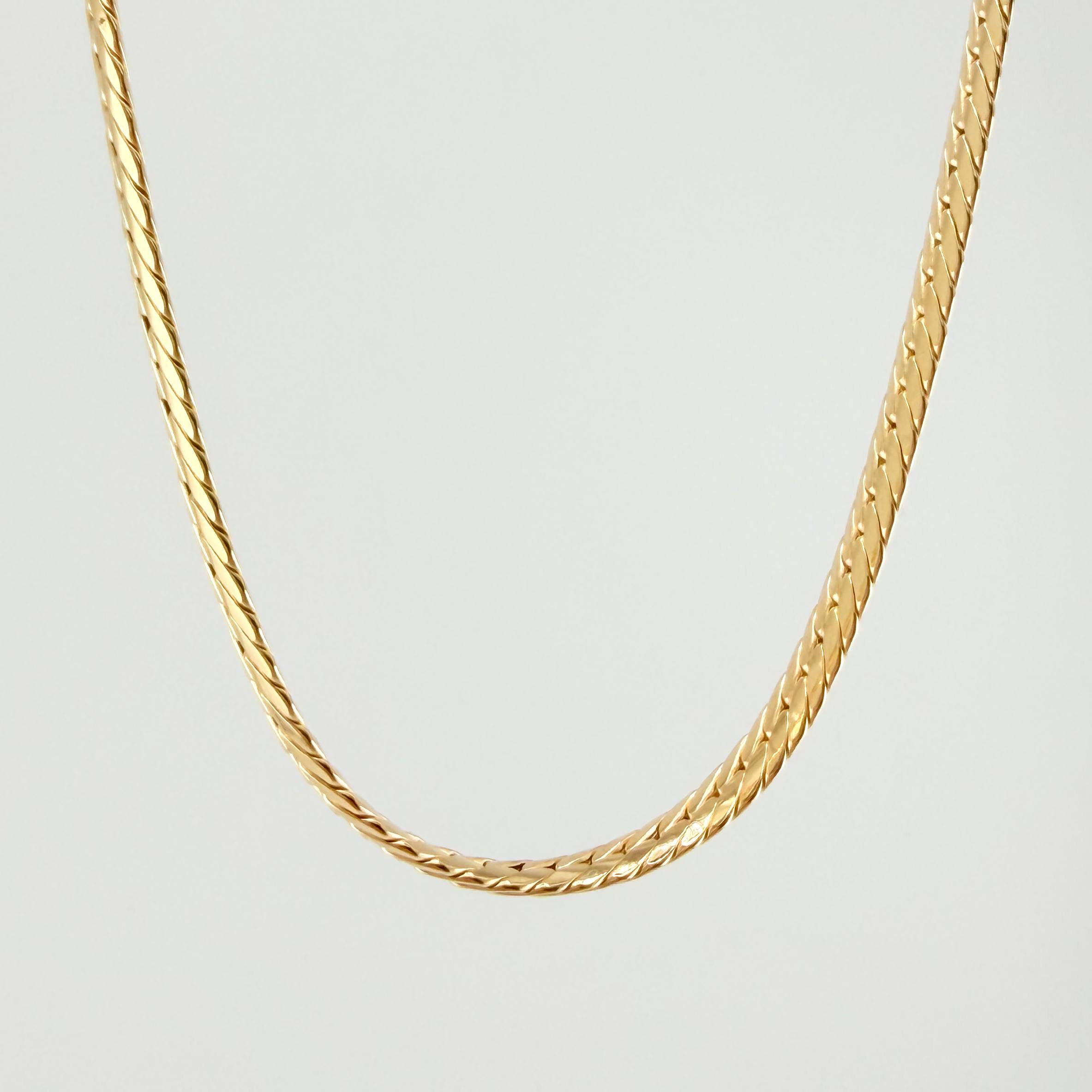 Cadena Serpiente 15.25gr / 60cm / 5mm Oro Amarillo +3 18K ©