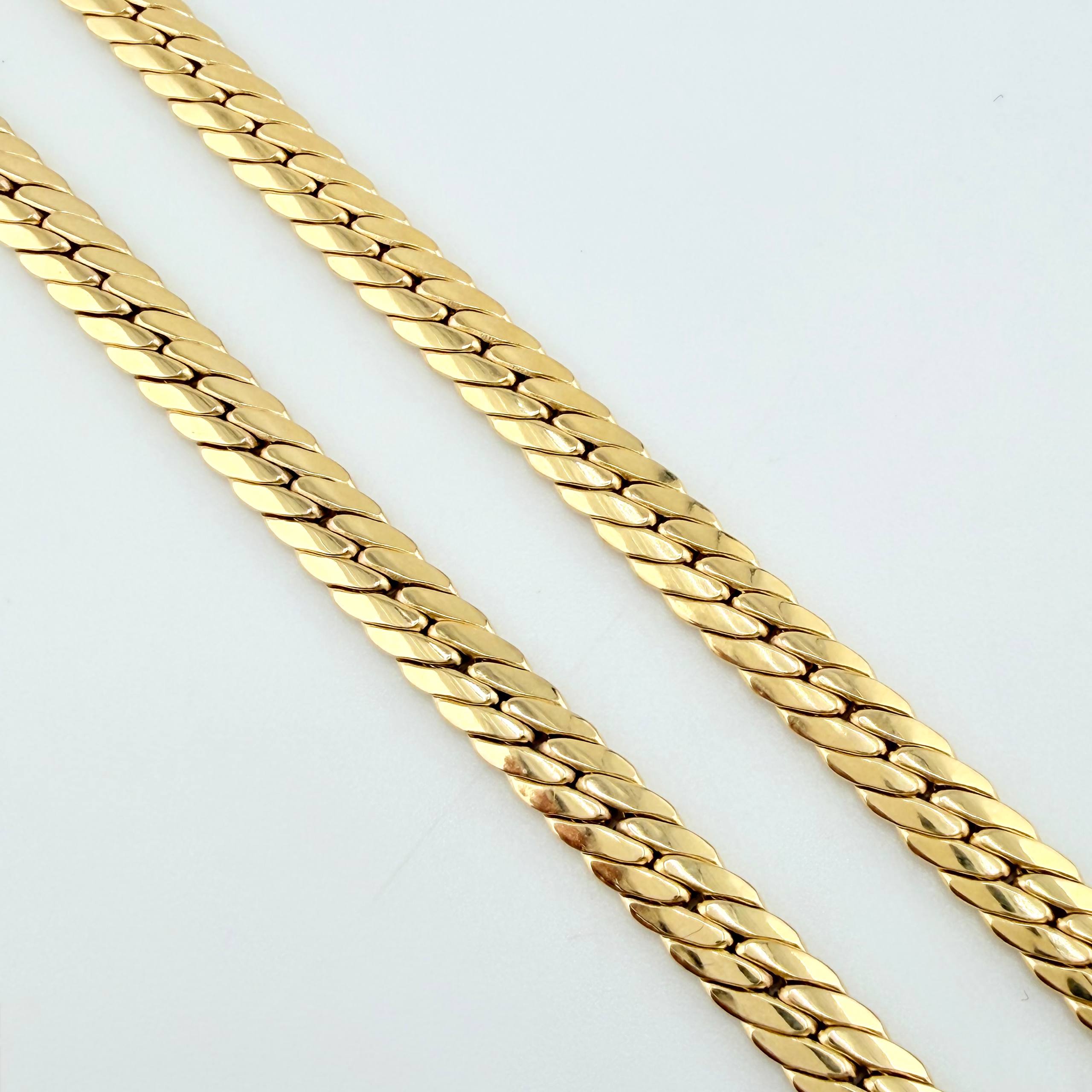 Cadena Serpiente 15.25gr / 60cm / 5mm Oro Amarillo +3 18K ©