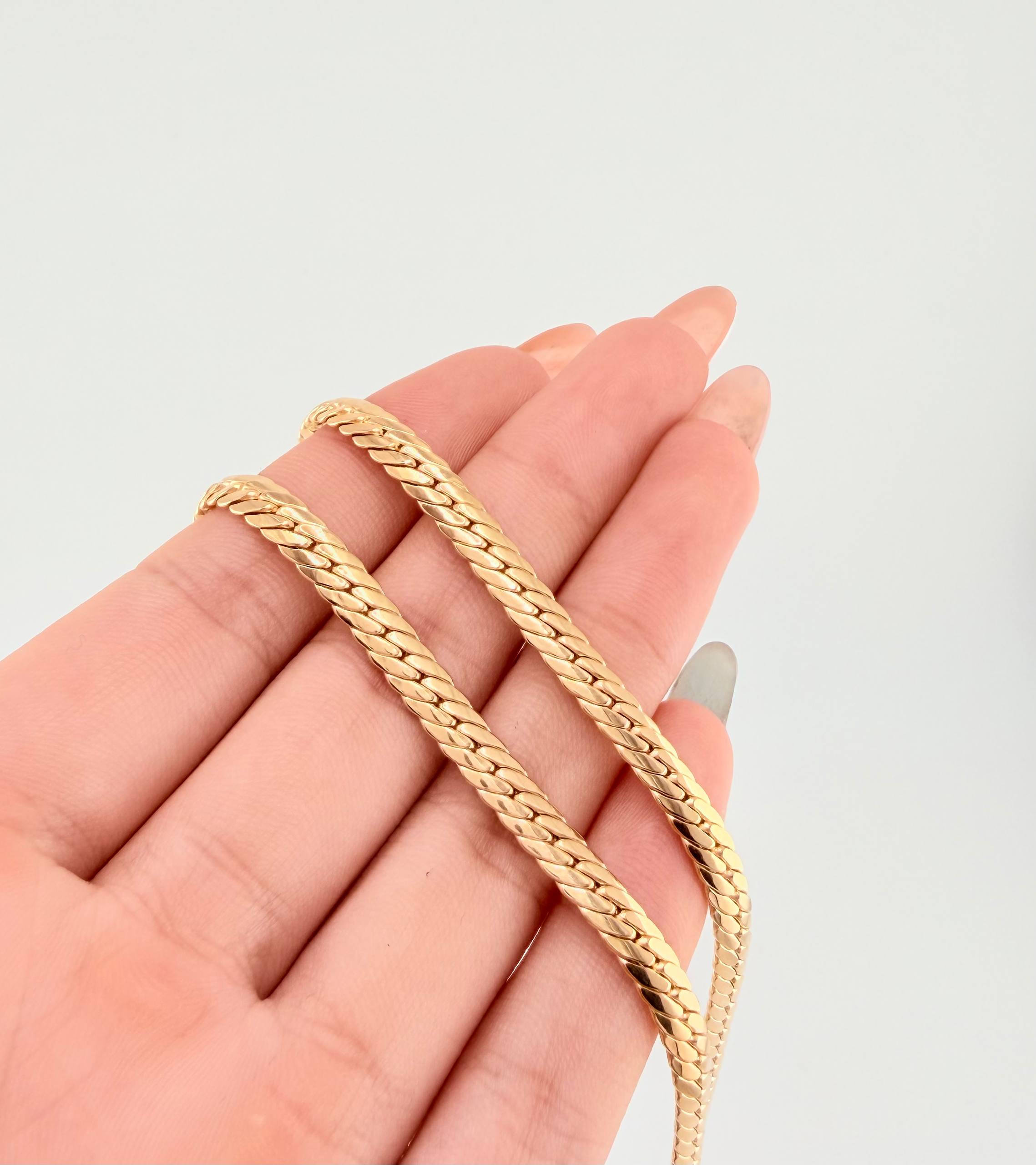 Cadena Serpiente 15.25gr / 60cm / 5mm Oro Amarillo +3 18K ©