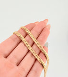 Cadena Serpiente 15.25gr / 60cm / 5mm Oro Amarillo +3 18K ©