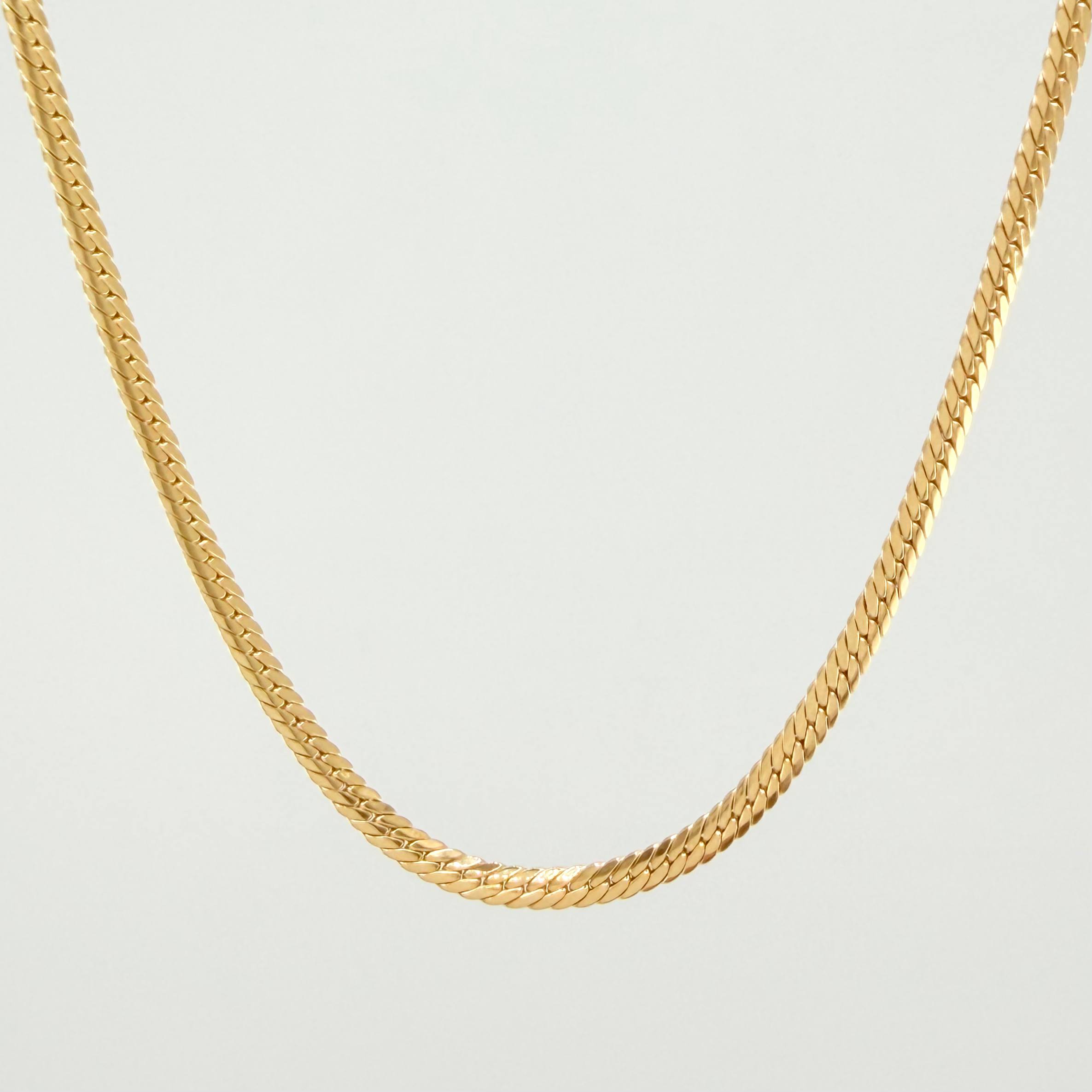 Cadena Serpiente 5.5gr / 45cm / 3mm Oro Amarillo +3 18K ©