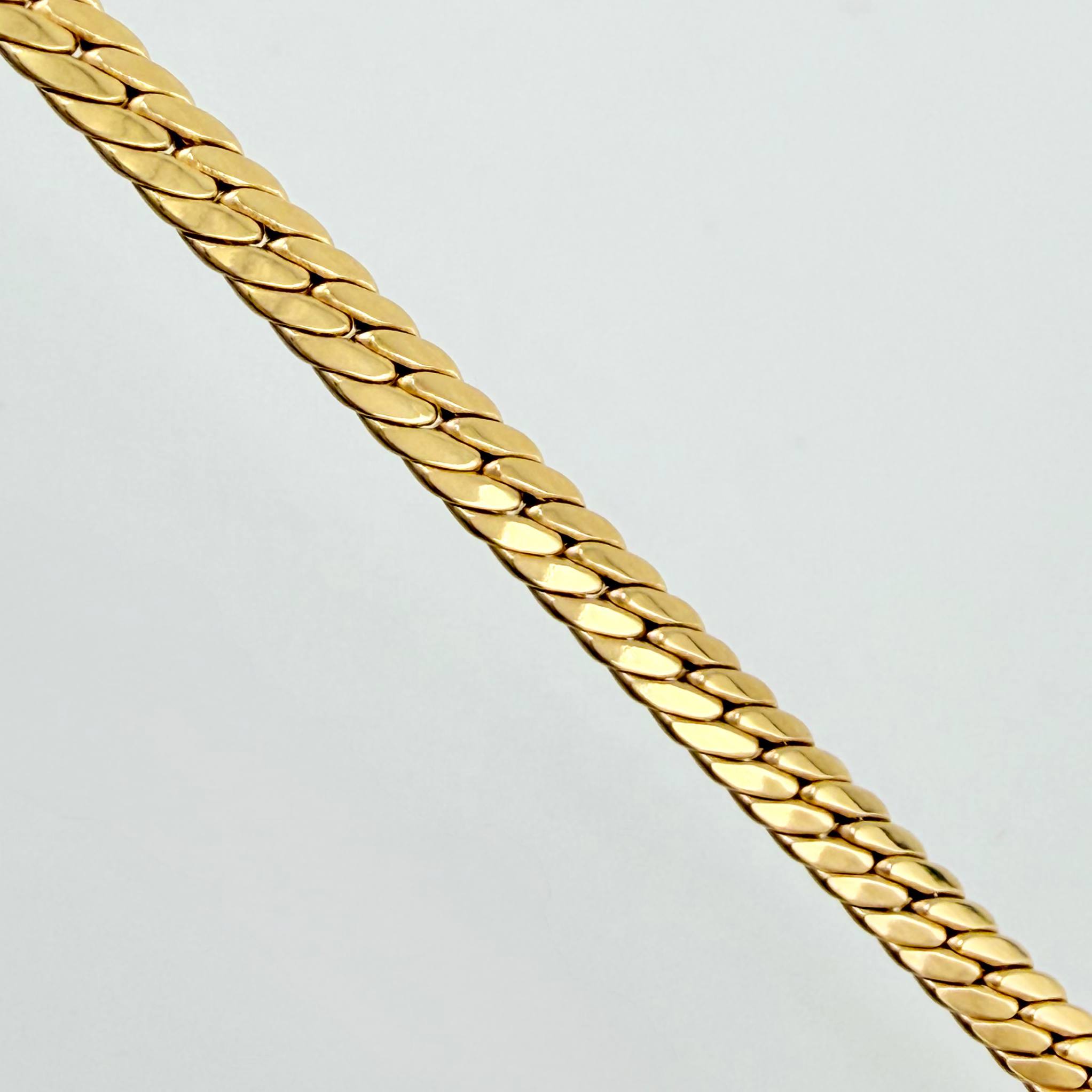 Cadena Serpiente 8.25gr / 50cm / 4mm Oro Amarillo +3 18K ©