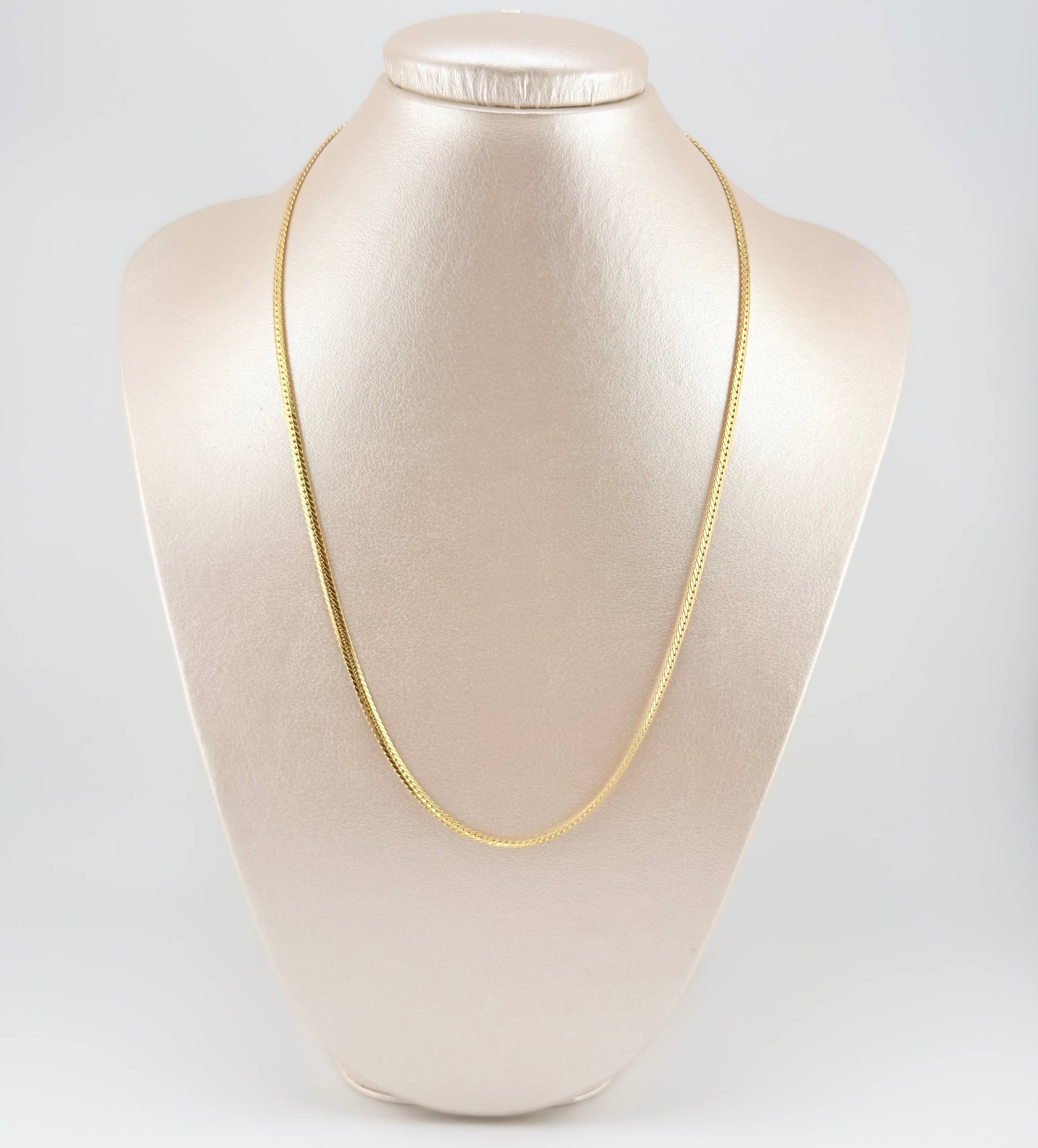 Cadena Serpiente 4.6gr / 50cm / 3mm Oro Amarillo +3 18K ©