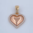 Dije Corazon 2.55gr / 2.5cm / Oro 18K $