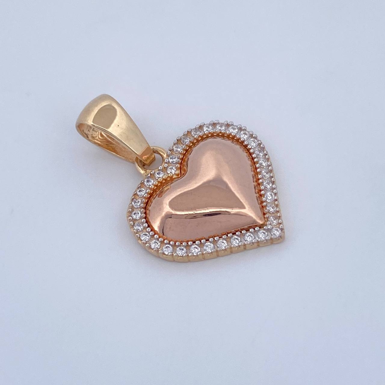 Dije Corazon 2.55gr / 2.5cm / Oro 18K $