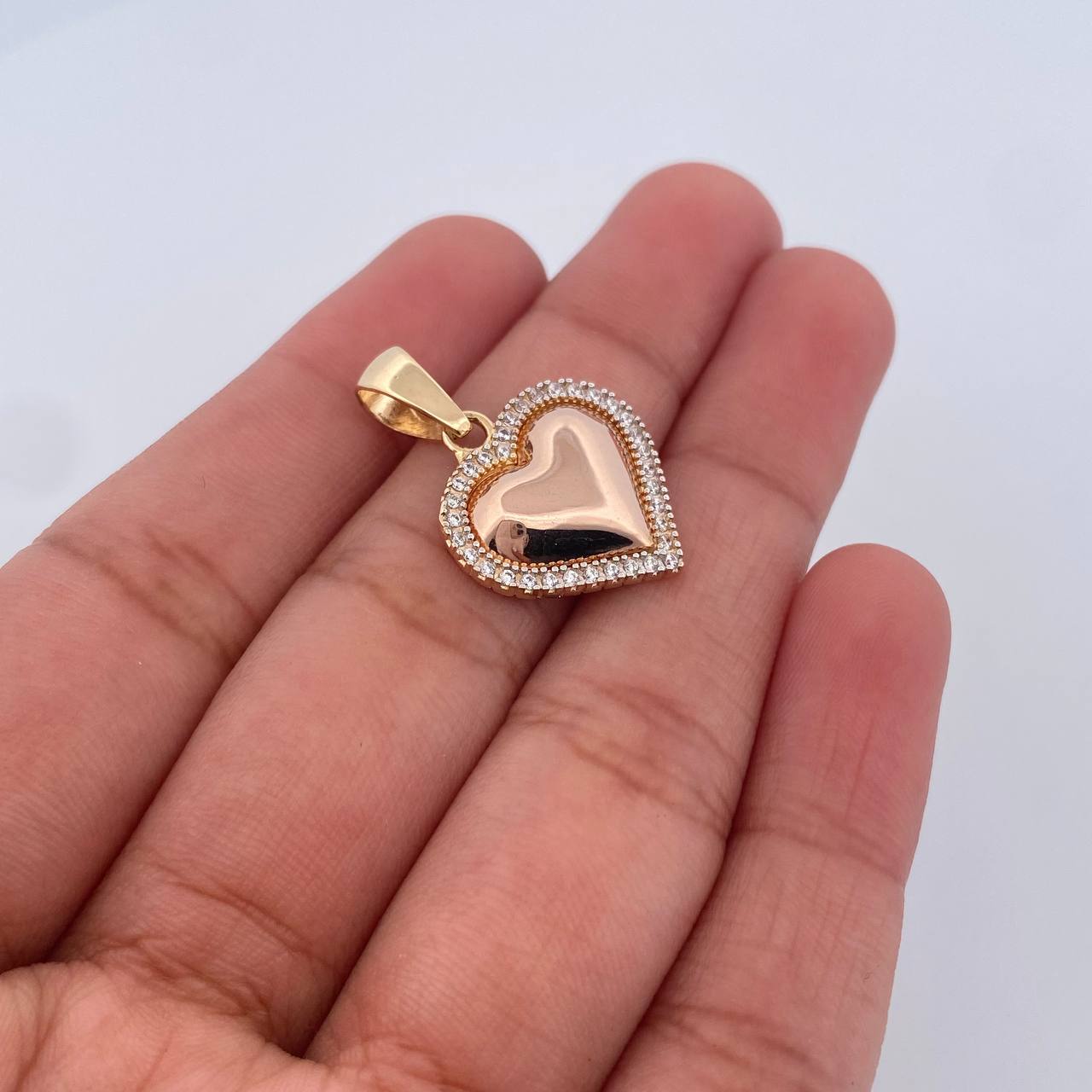 Dije Corazon 2.55gr / 2.5cm / Oro 18K $