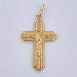 Dije Cruz Cristo 1.6gr / 4cm / Oro 18K $