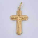 Dije Cruz Cristo 1.6gr / 4cm / Oro 18K $
