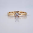 Anillo Solitario 2.45gr / T6 1/4 / Oro 18K &