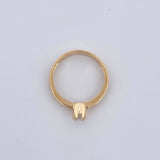 Anillo Solitario 2.45gr / T6 1/4 / Oro 18K &