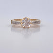 Anillo Solitario Puente 3.45gr / T6 1/4 / Oro 18K &
