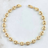 Pulso GC 5.05gr / 20cm / 6mm Liso Oro Amarillo 18K ©
