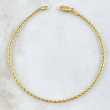 Pulso Lazo 1gr / 19.5cm / 1.7mm Oro Amarillo +3 18K ©