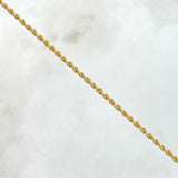 Pulso Lazo 1.05gr / 19.5cm / 1.7mm Oro Amarillo +3 18K *