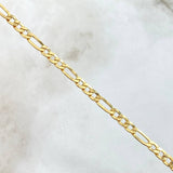 Pulso Figaro 3.6gr / 19cm / 4mm Oro Amarillo +0 18K ©