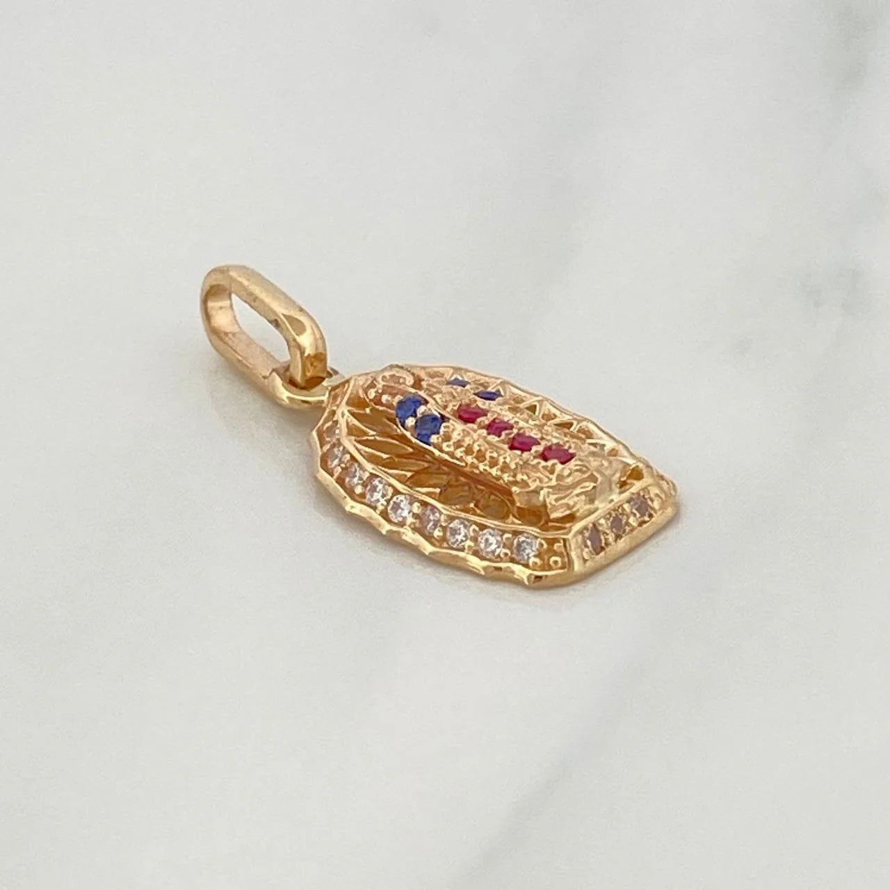 Dije Virgen De Guadalupe 1.3 g / 2 cm Oro Amarillo 18K