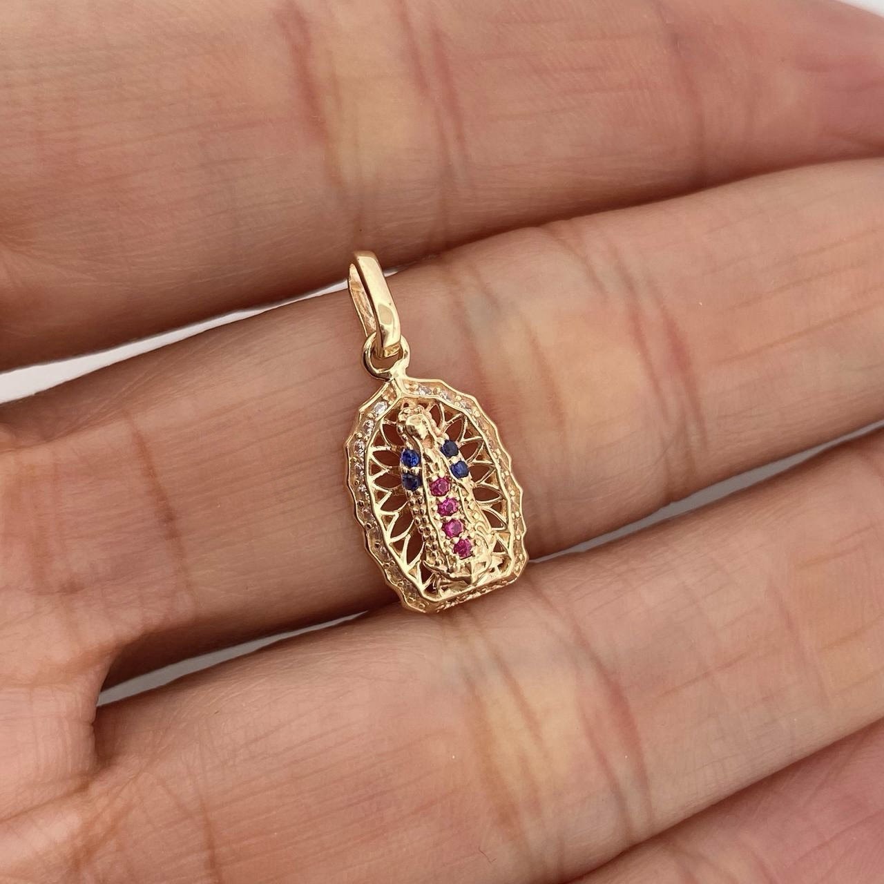 Dije Virgen Guadalupe 1.2 g / 2.2 cm Oro Amarillo 18K