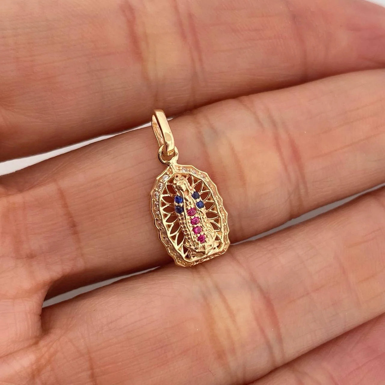 Dije Virgen De Guadalupe 1.3 g / 2 cm Oro Amarillo 18K