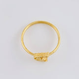 Anillo Luna Diamantado 1.1 g / T5 3/4 Oro Amarillo 18K