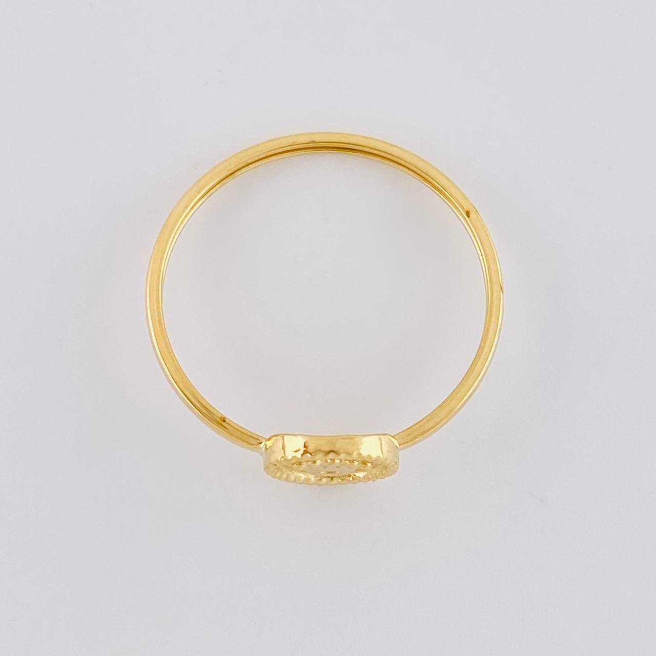 Anillo Circular corona 0.9g / T6 1/4 Oro Amarillo 18K