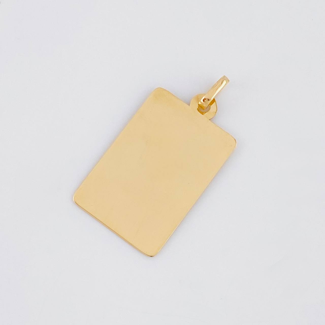 Dije Placa Rectangular 1.45 g / 2.9 cm Oro Amarillo 18K