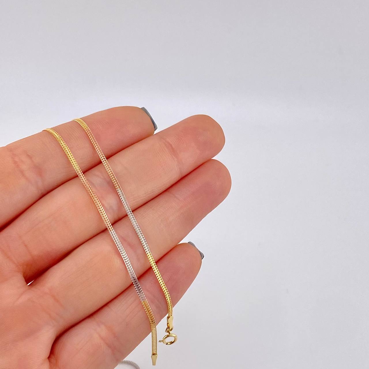 Cadena Sedusa 1.55g / 45.9cm / 1.5mm Tres Oros 18K
