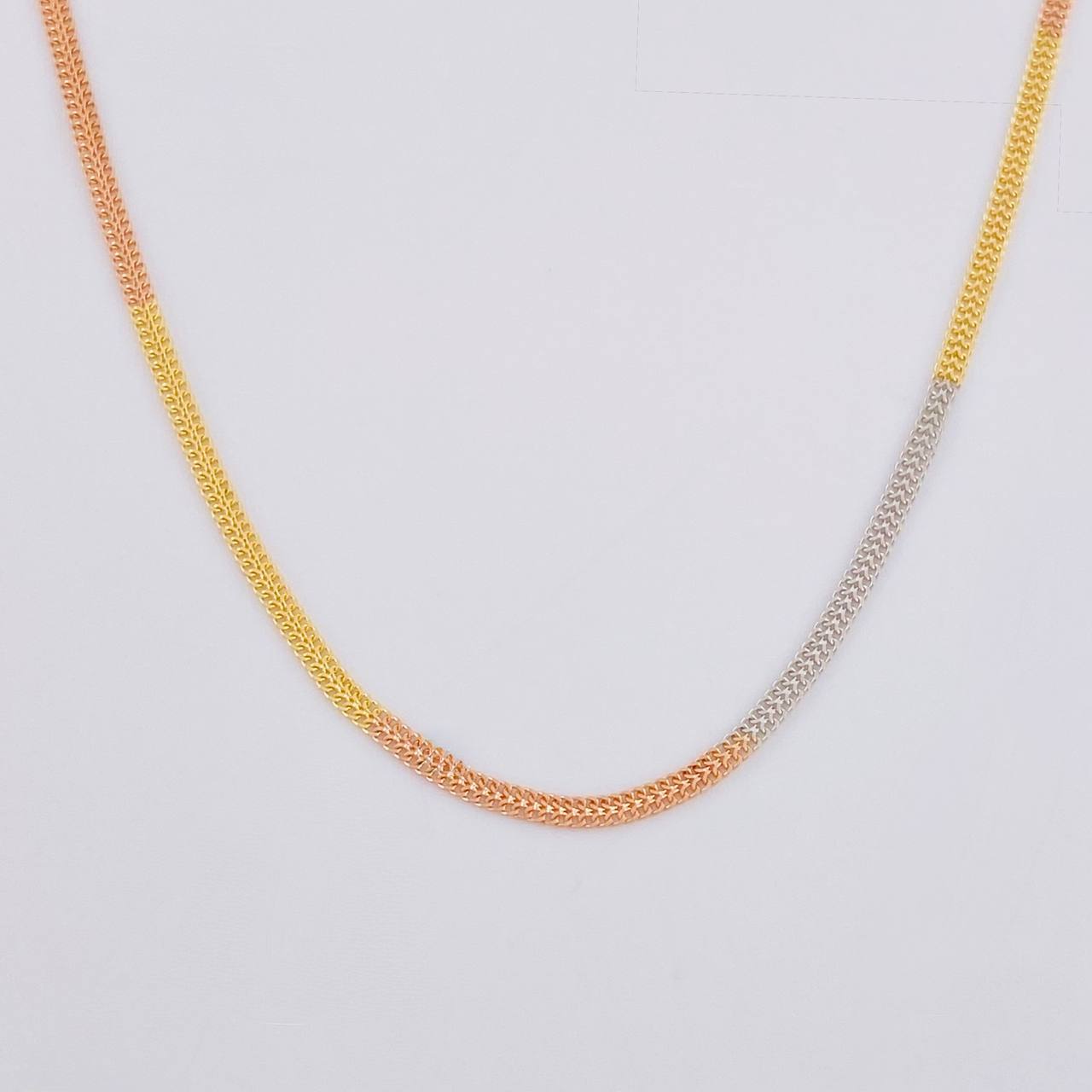 Cadena Sedusa 1.4g / 40.4cm / 1.5mm Tres Oros 18K