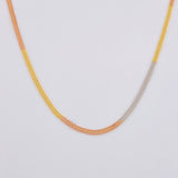 Cadena Sedusa 1.4g / 40.4cm / 1.5mm Tres Oros 18K