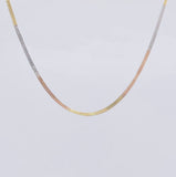 Cadena Sedusa 1.4g / 40.4cm / 1.5mm Tres Oros 18K