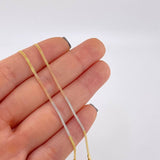 Cadena Sedusa 1.4g / 40.4cm / 1.5mm Tres Oros 18K