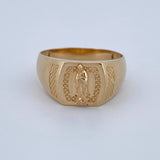 Anillo Virgen Guadalupe 4gr / T10 1/2 / Oro 18K $