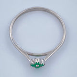 Anillo Trebol 1.25gr / T10 1/2 / Plata Ley 950 +