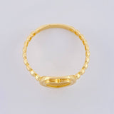Anillo Burbuja Corazon 1.75 g / T7 1/4 Oro Amarillo 18K