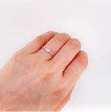 Anillo Solitario 1.55 g / T6 3/4 Oro Blanco 18K